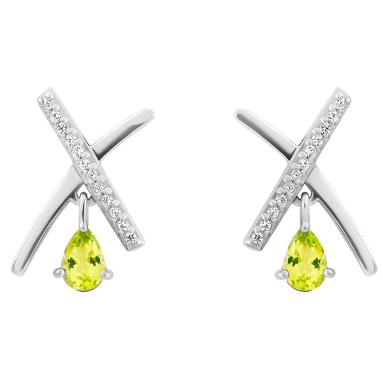 Orphelia 'Charlotte' Damen 925 Sterling Silber Set: Halskette + Ohrringe + Ring - Silber SET-7580/P - Image 3