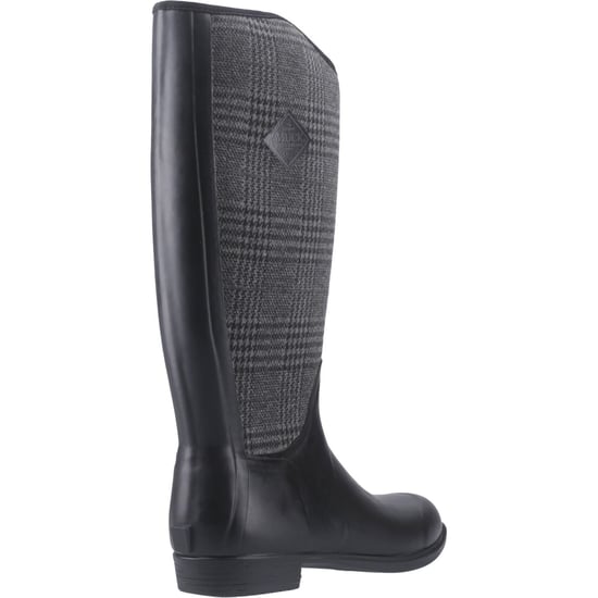 Muck Boots Derby Tall Gummi Damenstiefel Schwarz/Karo Winter kniehoch - Image 2