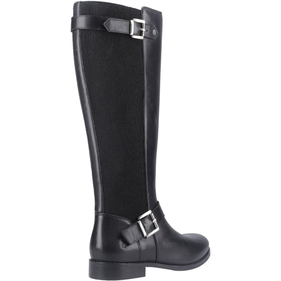 Hush Puppies Daphne Leder Damenschuhe schwarze Stiefel - Image 2