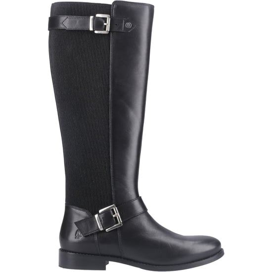 Hush Puppies Daphne Leder Damenschuhe schwarze Stiefel - Image 5