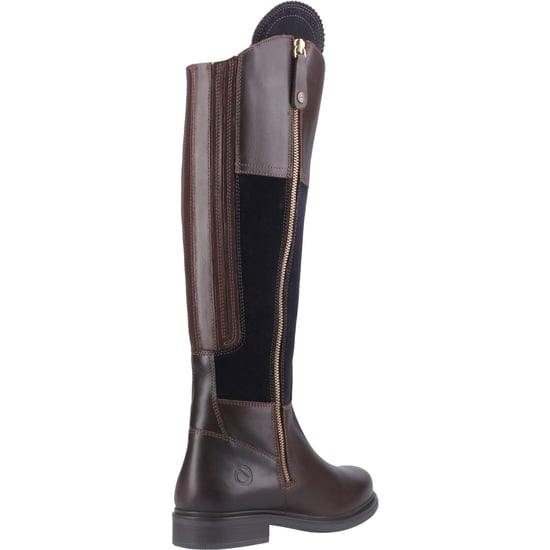 Cotswold Buscot Leder Damenstiefel Braun/Marineblau - Image 2