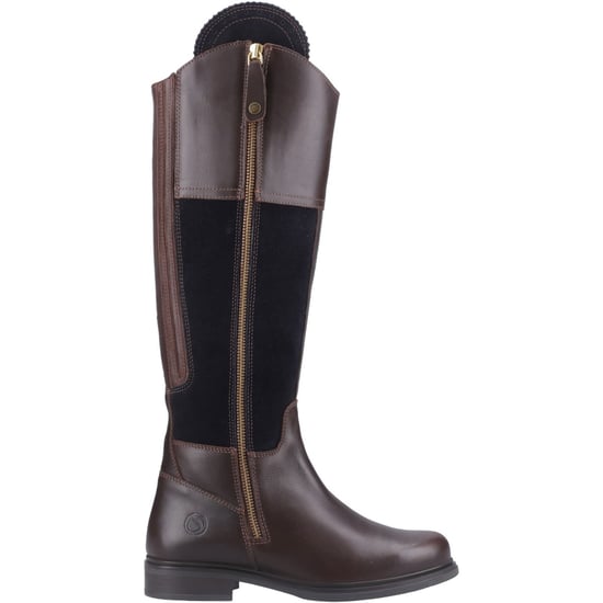 Cotswold Buscot Leder Damenstiefel Braun/Marineblau - Image 5