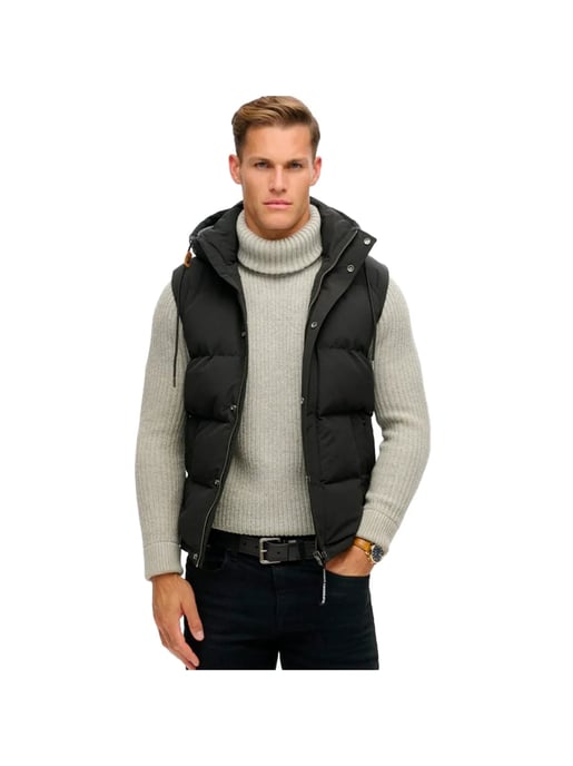 Superdry Herren Everest ärmellose Steppjacke - Image 2
