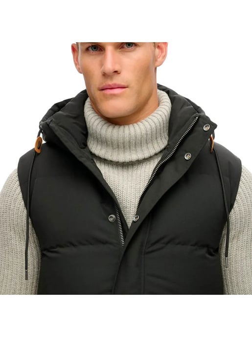 Superdry Herren Everest ärmellose Steppjacke - Image 3