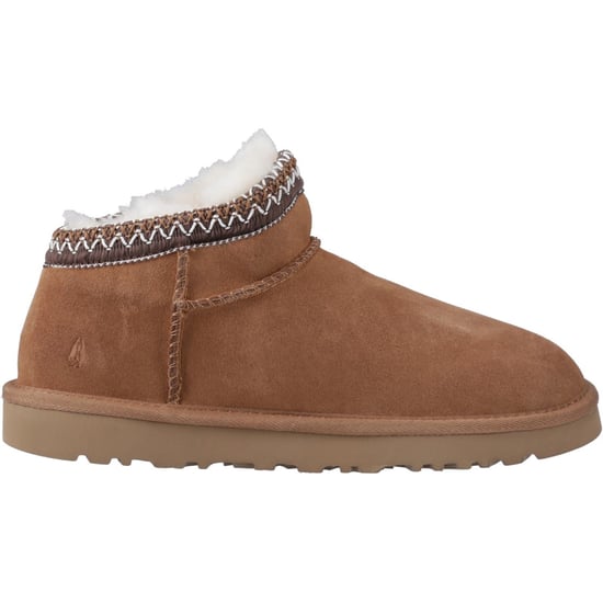 Hush Puppies Sloane Damenhausschuhe aus Veloursleder in Tan - Image 5