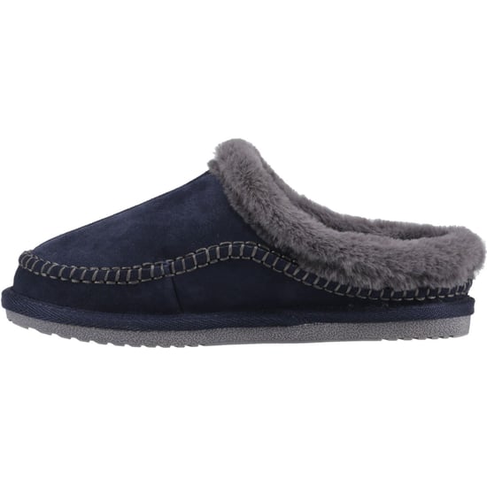 Hush Puppies Anika Wildleder Damen Hausschuhe in Marineblau - Image 4