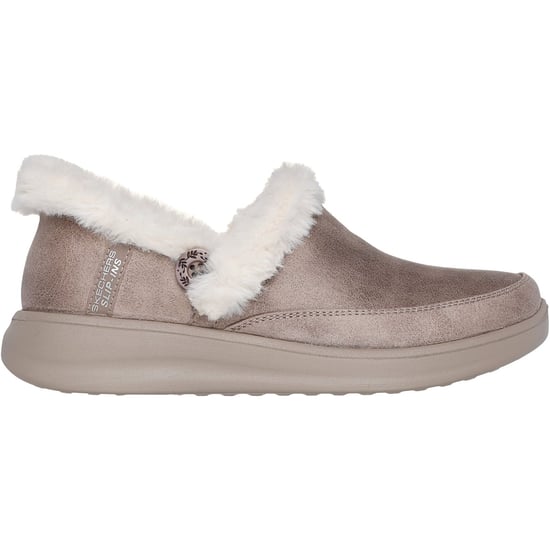 Skechers Cozy Escape Damen Hausschuhe In Taupe - Image 5