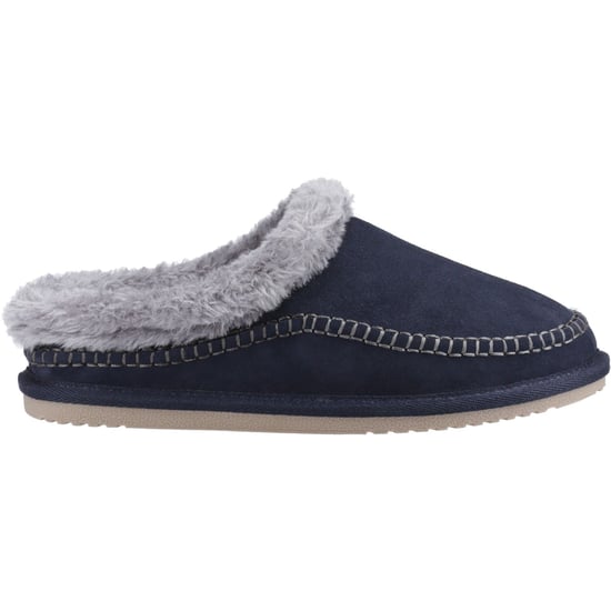 Hush Puppies Atticus Wildleder Hausschuhe für Herren in Marineblau - Image 5