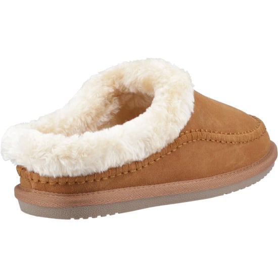 Hush Puppies Atticus Wildleder Herren Hausschuhe in Tan - Image 2