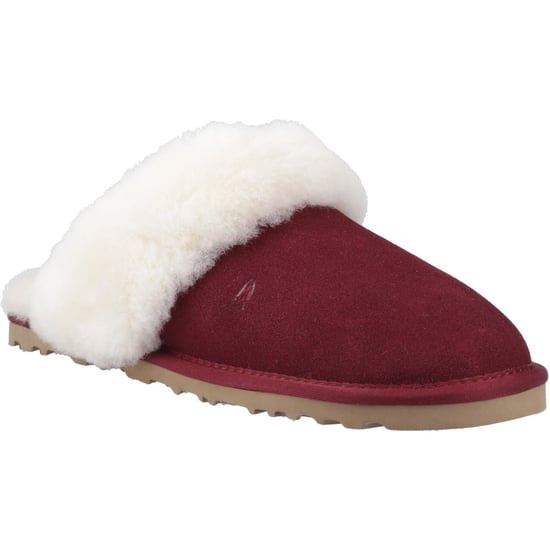 Hush Puppies Samantha Damen Hausschuhe aus Wildleder in Bordeaux - Image 1