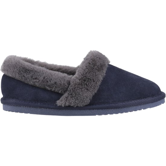 Hush Puppies Ariel Wildleder Damen Hausschuhe in Navy - Image 5