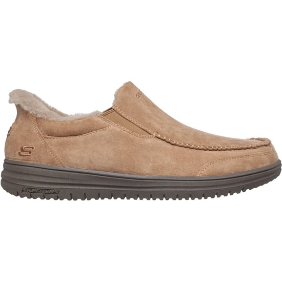 Skechers Murette Scofield Textil Herren Hausschuhe in Beige - Image 2