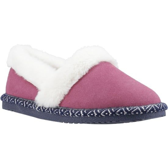 Hush Puppies Ariel Wildleder Damen Pantoffeln in Pink - Image 1