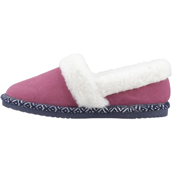 Hush Puppies Ariel Wildleder Damen Pantoffeln in Pink - Image 4