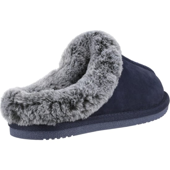 Hush Puppies Amara Wildleder Damen Hausschuhe in Marineblau - Image 2
