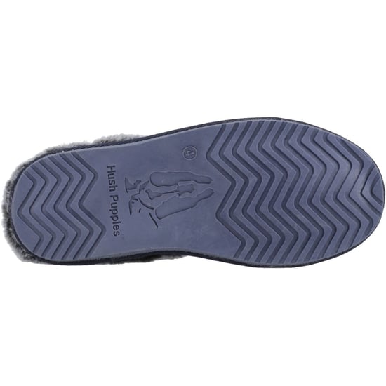 Hush Puppies Amara Wildleder Damen Hausschuhe in Marineblau - Image 3
