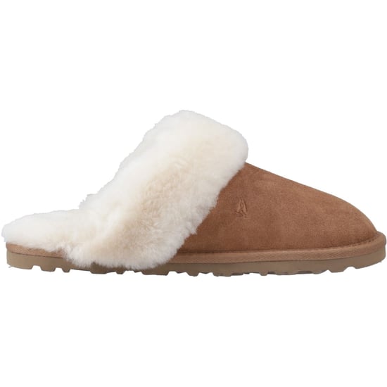 Hush Puppies Samantha Damenhausschuhe aus Veloursleder in Tan - Image 5