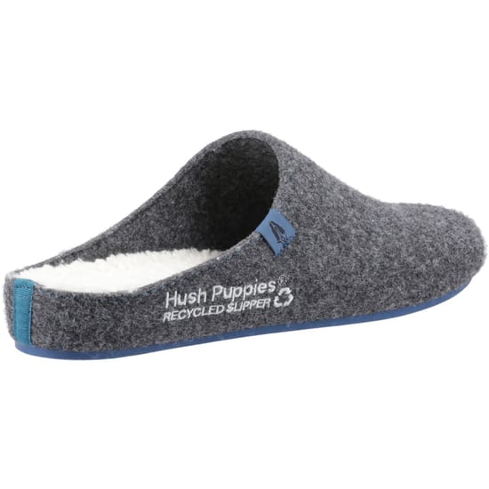 Hush Puppies The Good Slipper 90% Recyceltes RPET-Polyester Herren Hausschuhe in Anthrazit - Image 2