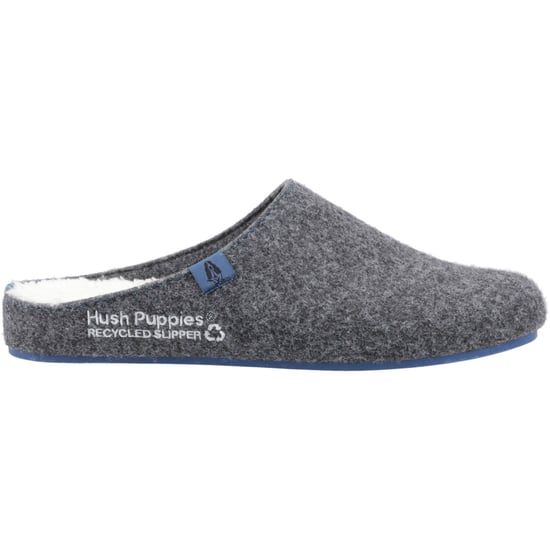 Hush Puppies The Good Slipper 90% Recyceltes RPET-Polyester Herren Hausschuhe in Anthrazit - Image 5