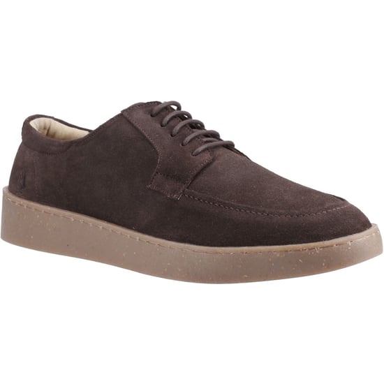 Hush Puppies Rafael Herren Mokassin Schuhe aus Wildleder in Schokoladenfarbe - Image 1
