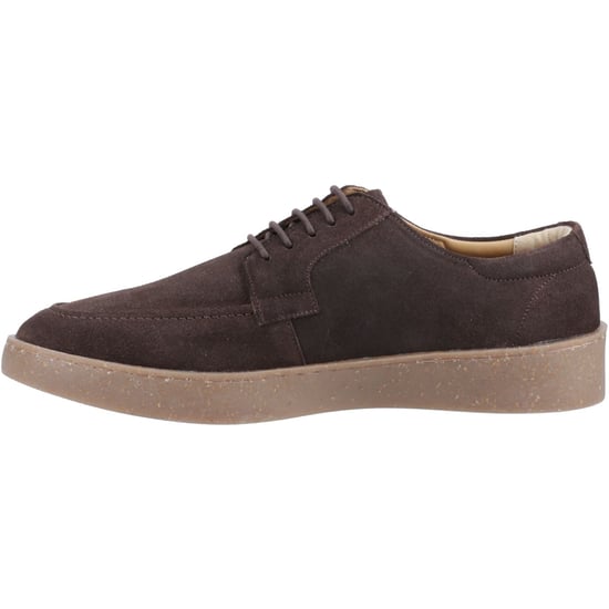 Hush Puppies Rafael Herren Mokassin Schuhe aus Wildleder in Schokoladenfarbe - Image 4