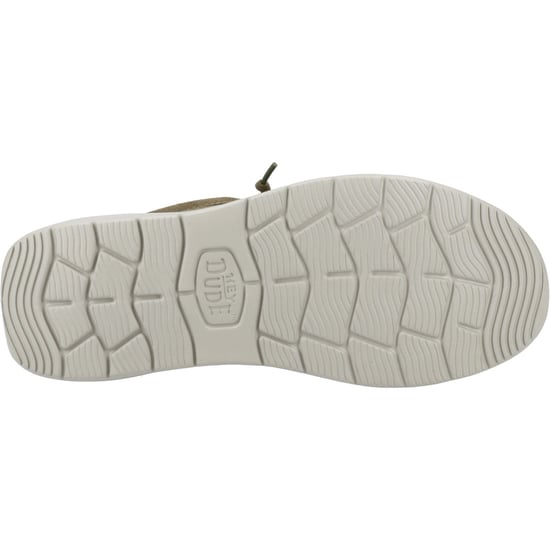 HEYDUDE Wally X Suede Herren Mokassins aus Wildleder in Dunkeloliv/Steingrau - Image 3