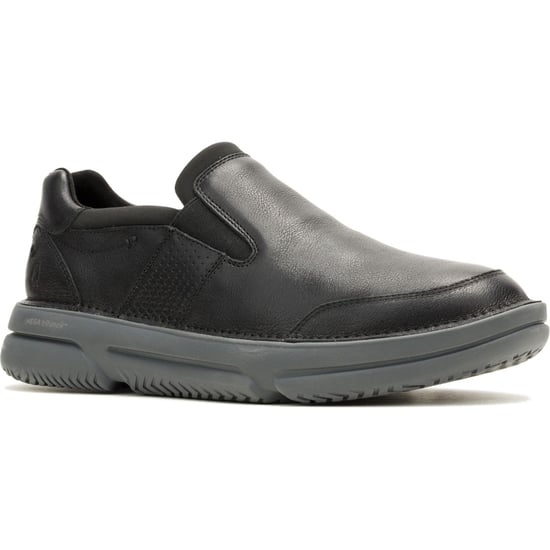 Hush Puppies Baylor Leder Männer Schwarz Slipper - Image 1