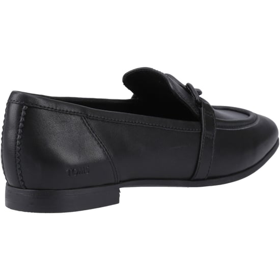 TOMS Lynette Leder Damen Schwarze Slipper - Image 2