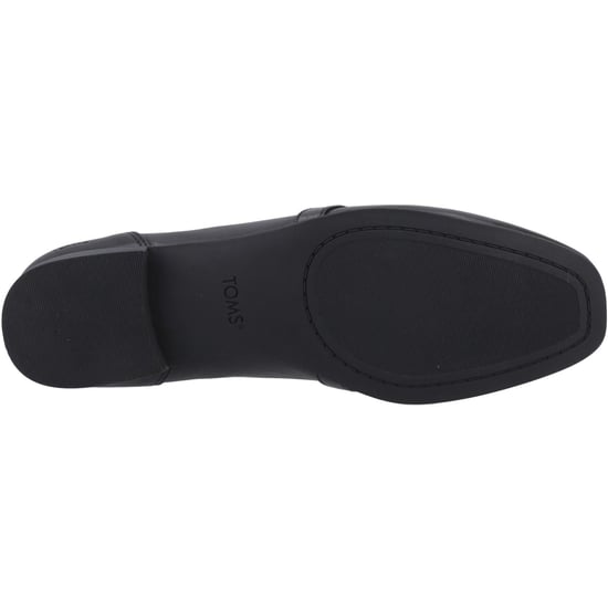 TOMS Lynette Leder Damen Schwarze Slipper - Image 3