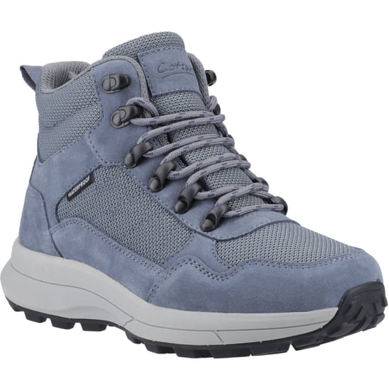 Cotswold Oddington Wildleder Mesh Damen Wanderschuhe in Blau - Image 1