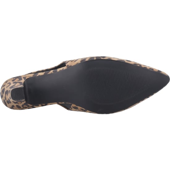 Hush Puppies Nahla Leder Damen Leoparden Spitze Slingback Schuhe - Image 3