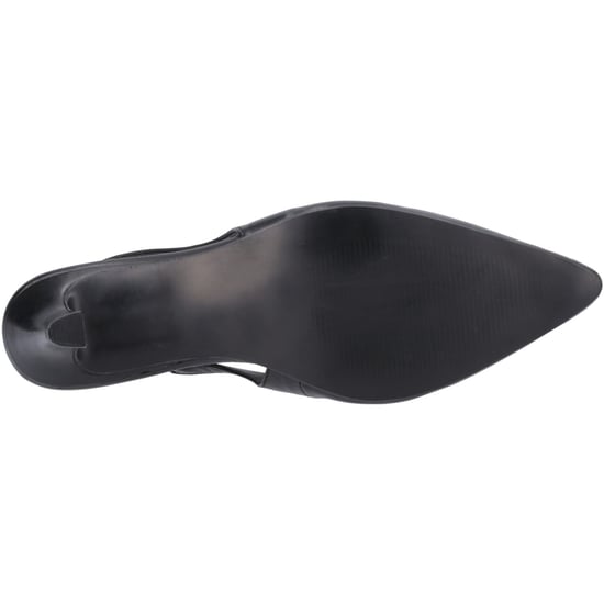 Hush Puppies Nahla Leder Damen Schwarze Spitz Zehen Slingback Schuhe - Image 3