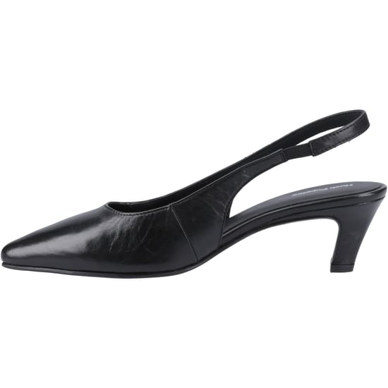 Hush Puppies Nahla Leder Damen Schwarze Spitz Zehen Slingback Schuhe - Image 4