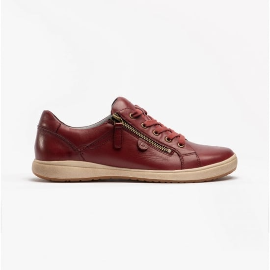 Josef Seibel Caren 12 Damen Leder Sneaker Bordeaux - Image 1