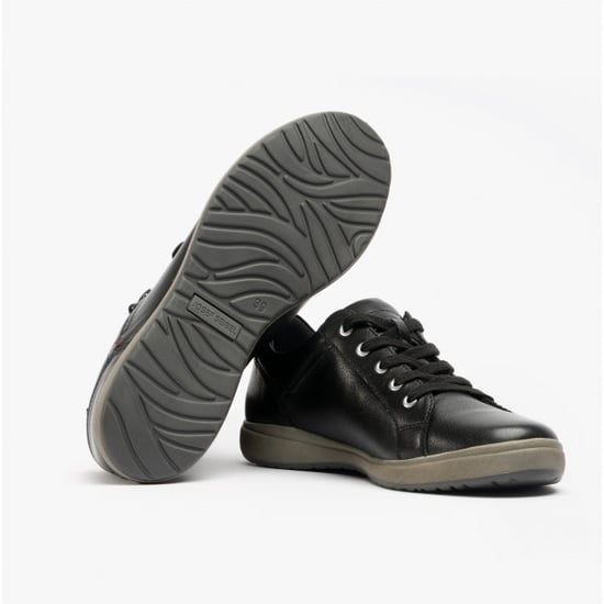 Josef Seibel Caren 12 Damen Leder Sneakers Schwarz - Image 2