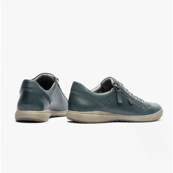 Josef Seibel Caren 12 Damen Leder Sneakers Ocean - Image 3