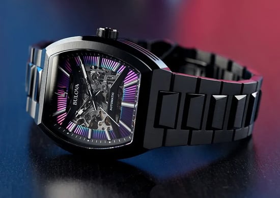 Bulova Maquina Schwarz Herren Armbanduhr 98A320 - Image 3