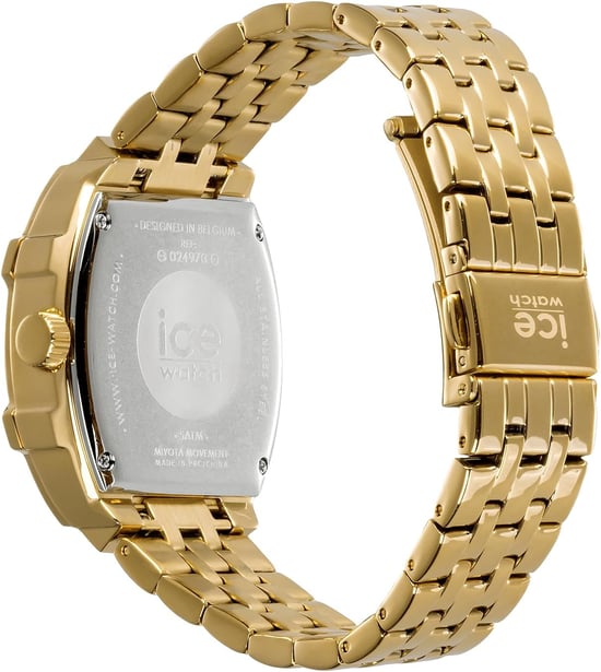 Ice Watch Ice Boliday - Black - Full Steel Shiny Gold Damen Armbanduhr 024970 - S - Image 3
