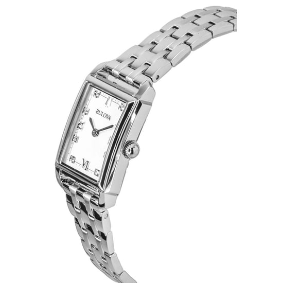Bulova Sutton Silber Damen Armbanduhr 96P244 - Image 3