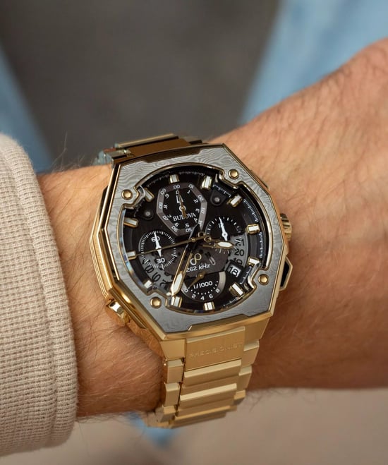 Bulova Series X Se Gold Herren Armbanduhr 98B429 - Image 4