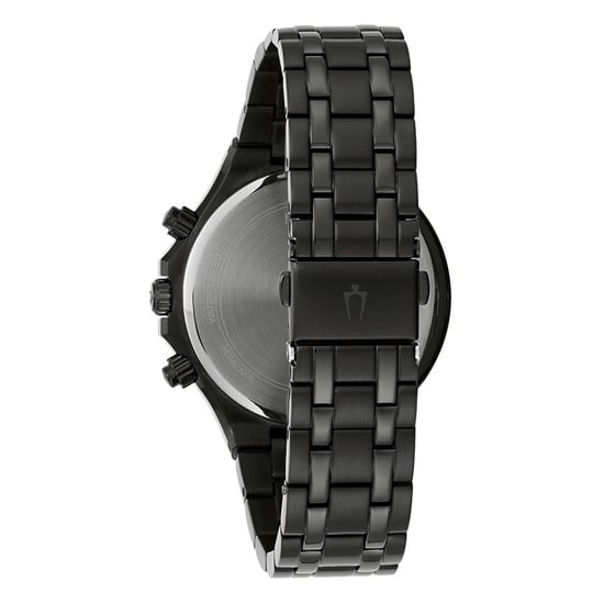 Bulova Schwarz Herren Armbanduhr 98A242 - Image 2
