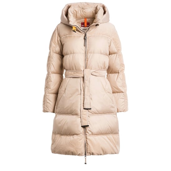 Parajumpers - Interstellar - Sunkissed - Lange Daunenjacke Mit Kapuze In Bequemer Passform In Beige - Image 1