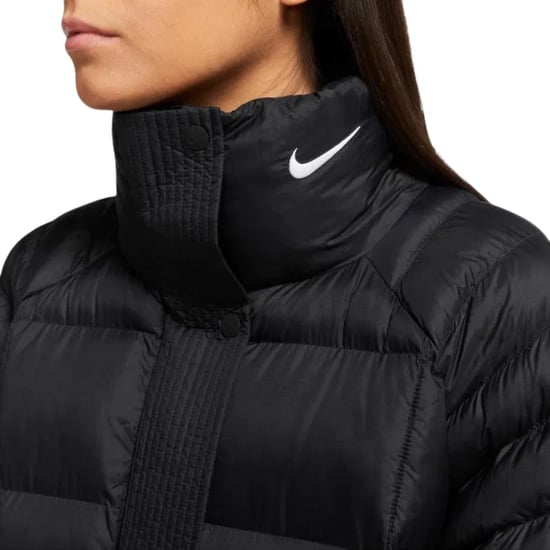 Schwarze, Lange Nike-jacke - Image 4