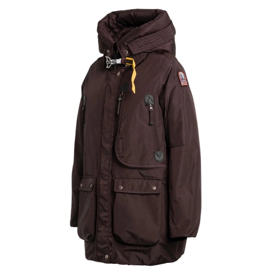 Parajumpers Maud Obsidian Dunkelbraun Lange Daunenjacke - Image 3