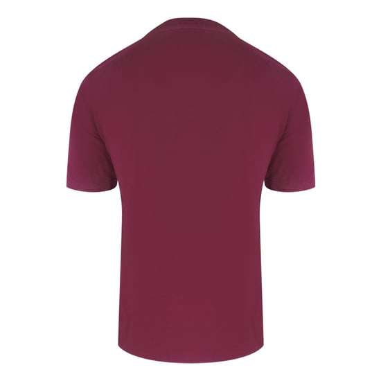 Aquascutum Active T-shirt Mit Piping-design, Burgunderrot - Image 2
