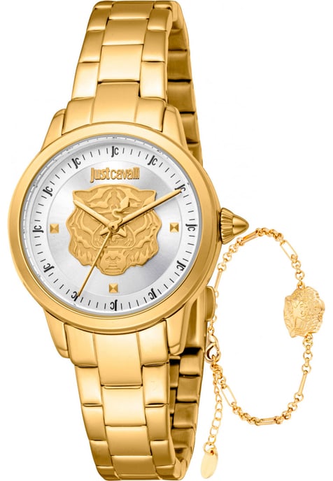 Just Cavalli JC1L334M0055 Damen Dolce Uhr und Armband Geschenkset - Image 1