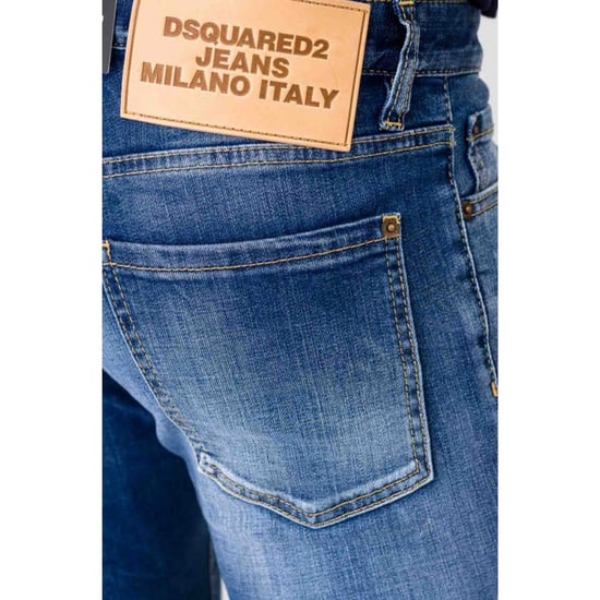 Dsquared2 - Schmale, Verkürzte Jeans In Blau - Image 3