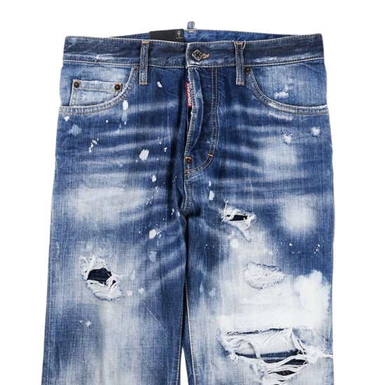 Dsquared2 - Roadie Jean - Blaue Jeanshose Im Used-look - Image 3