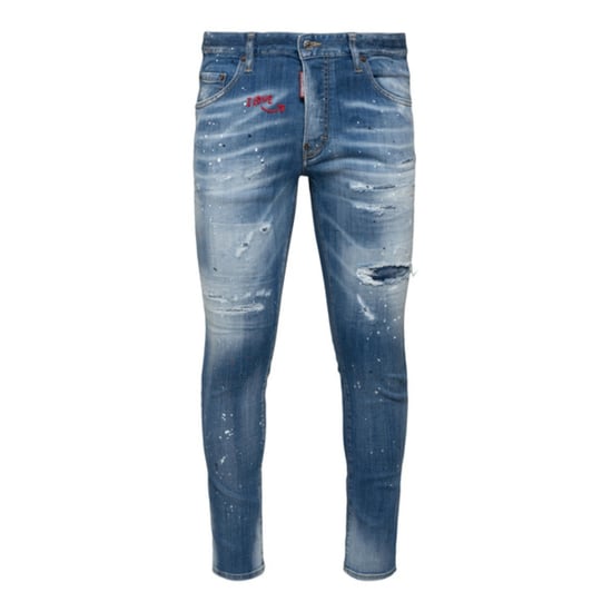 Dsquared2 Dunkelblaue Skaterjeans - Image 1