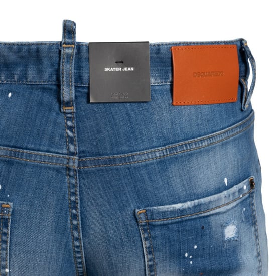 Dsquared2 Dunkelblaue Skaterjeans - Image 4